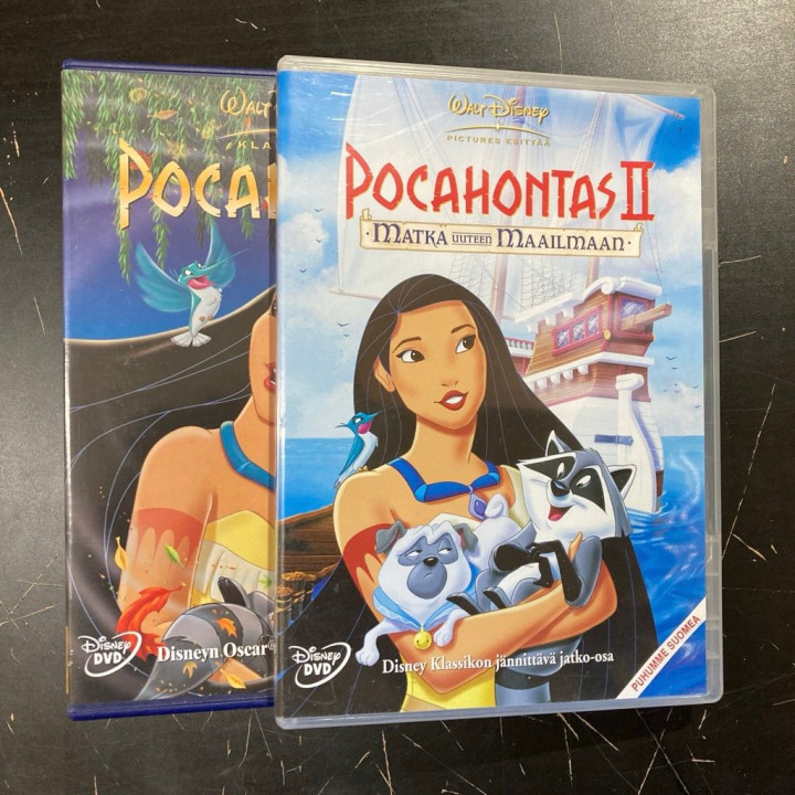 Pocahontas 1-2 2DVD (VG-M-/M-) -animaatio-